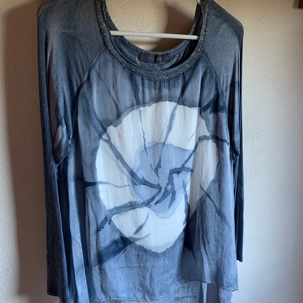 Blue Tye-Dye Tunic